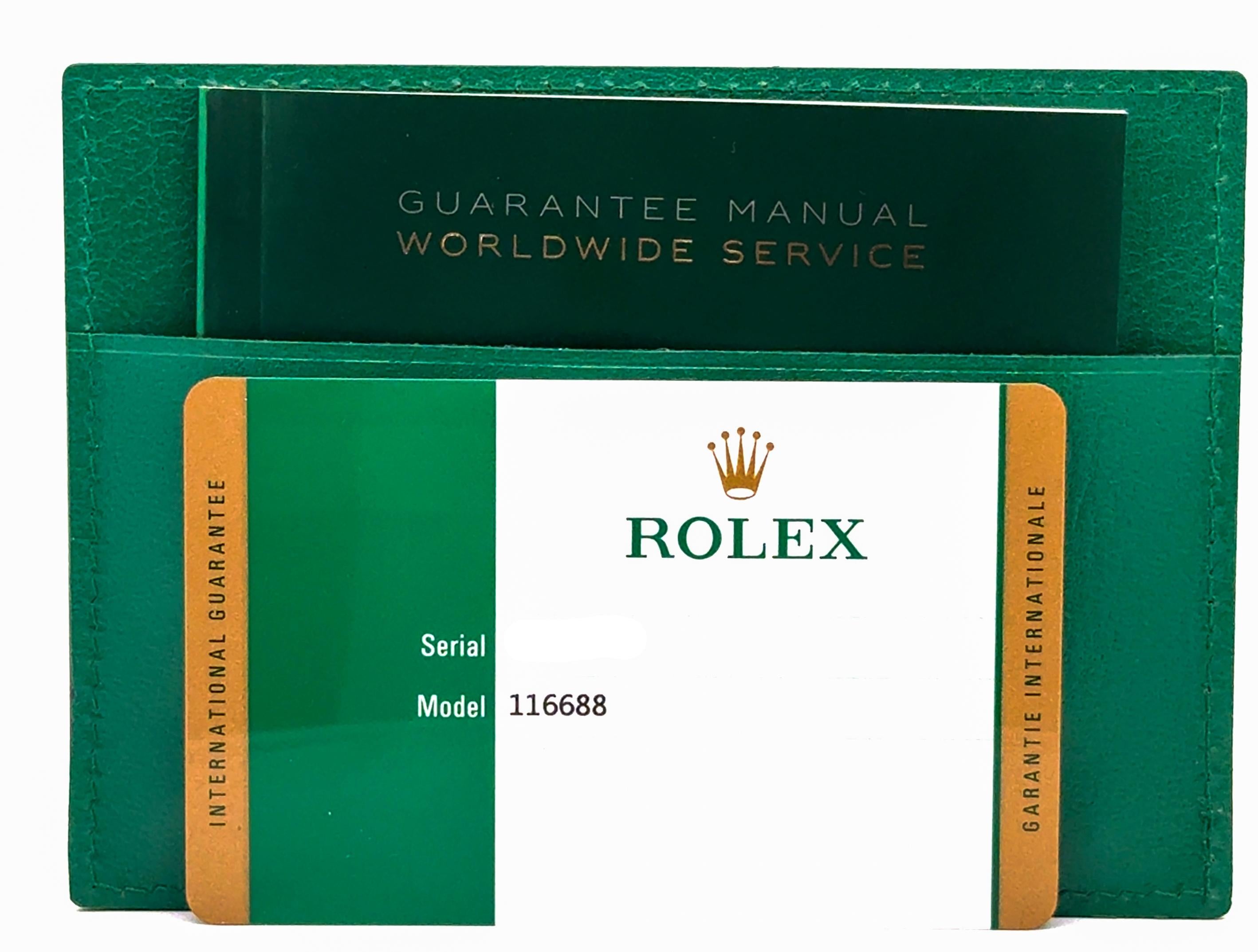 Rolex 2017 Yacht Master II - 116688 Yellow Gold 44mm Watch w/ Box and Papers