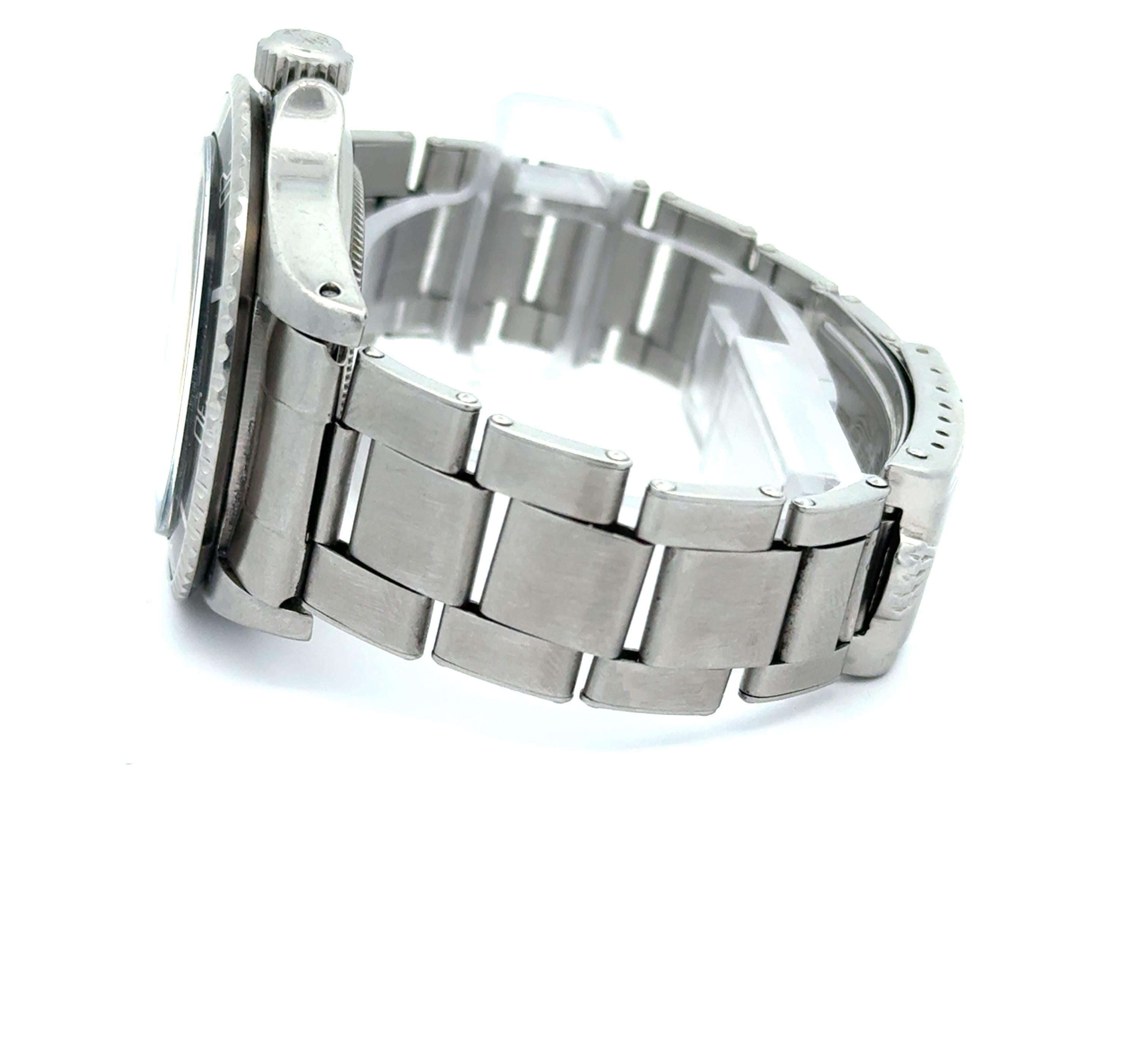 Rolex 1967 Submariner Ref 5513 Rivet Bracelet Meter First Dial Watch