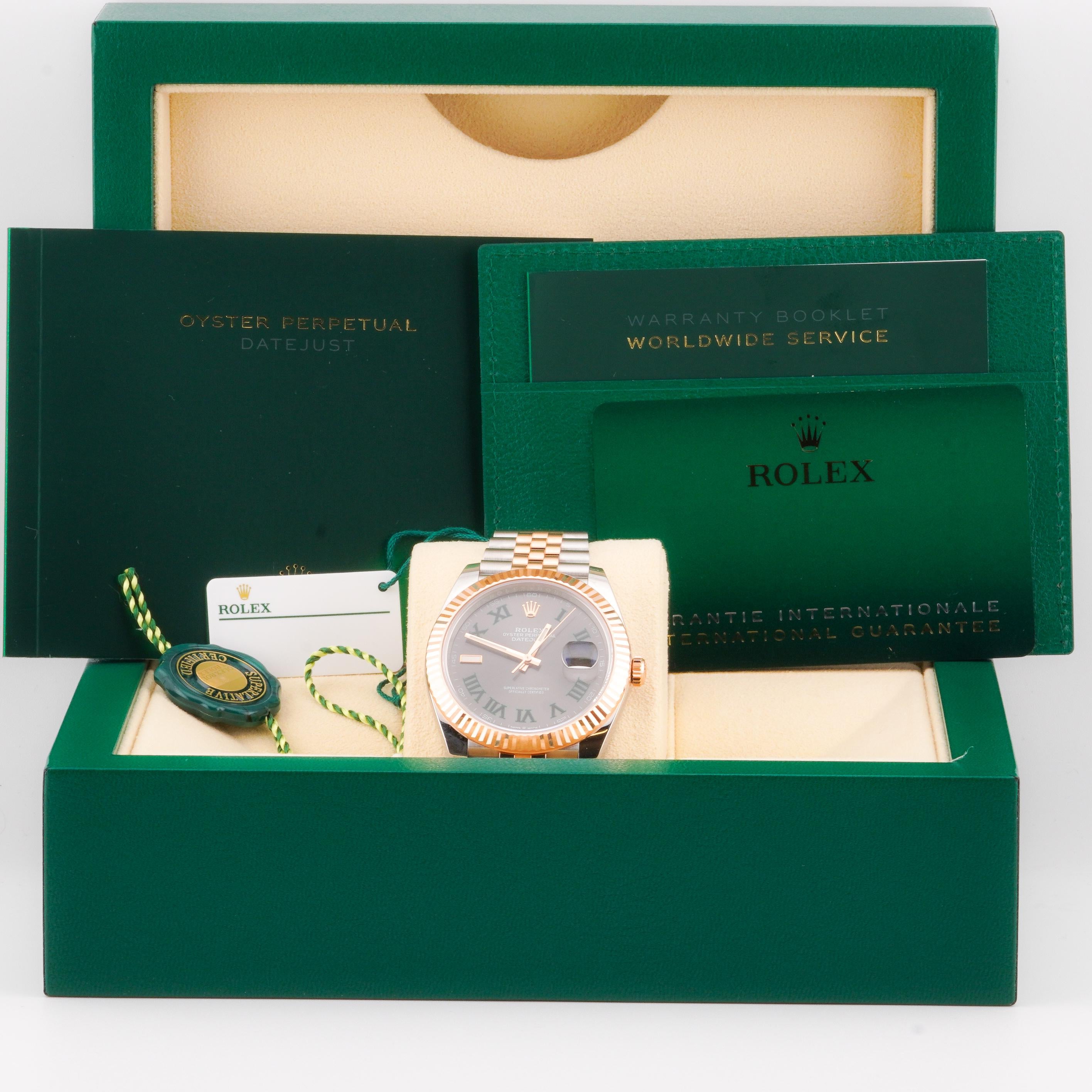 Rolex 2023 Datejust 126331 41mm Two Tone Jubilee Watch w/ Box and Papers
