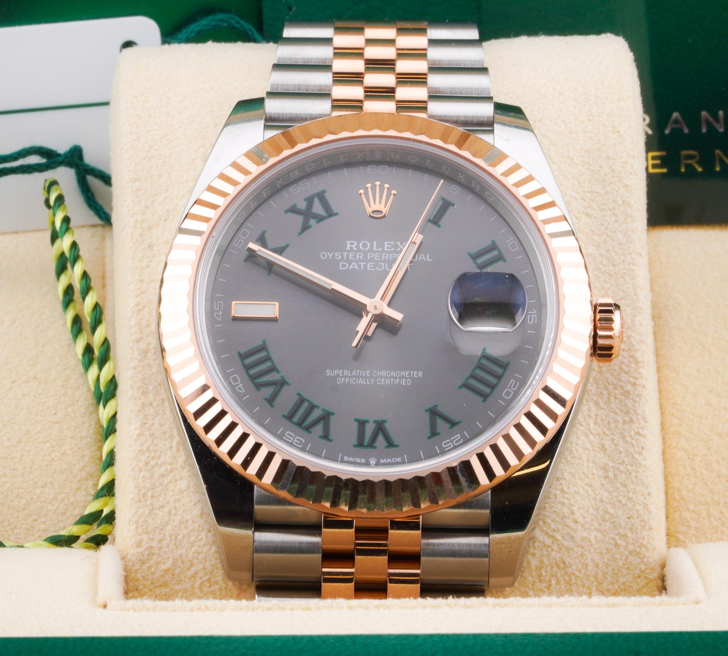 Rolex 2023 Datejust 126331 41mm Two Tone Jubilee Watch w/ Box and Papers