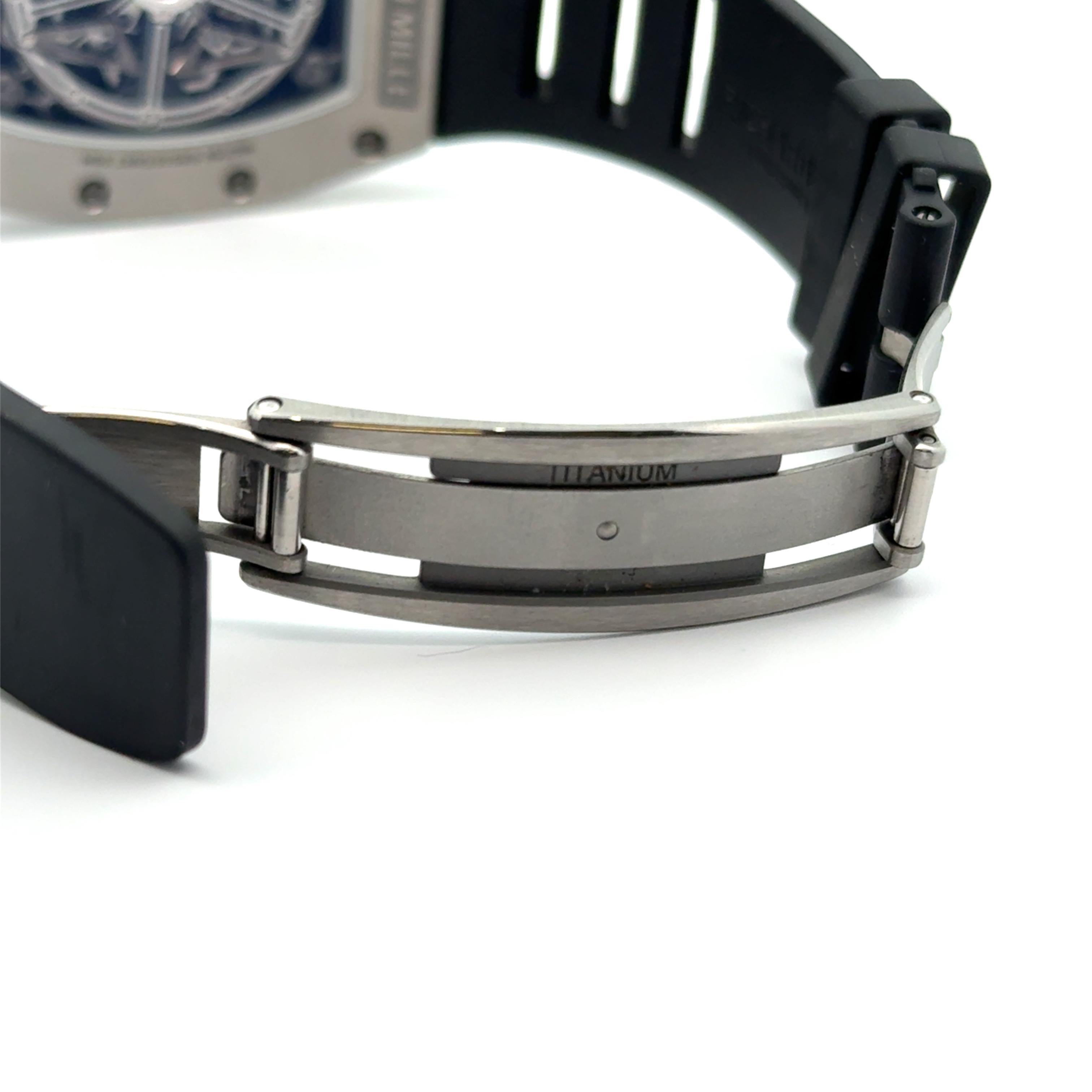 Richard Mille RM11-01 Roberto Mancini Flyback Chronograph Titanium Wrist Watch