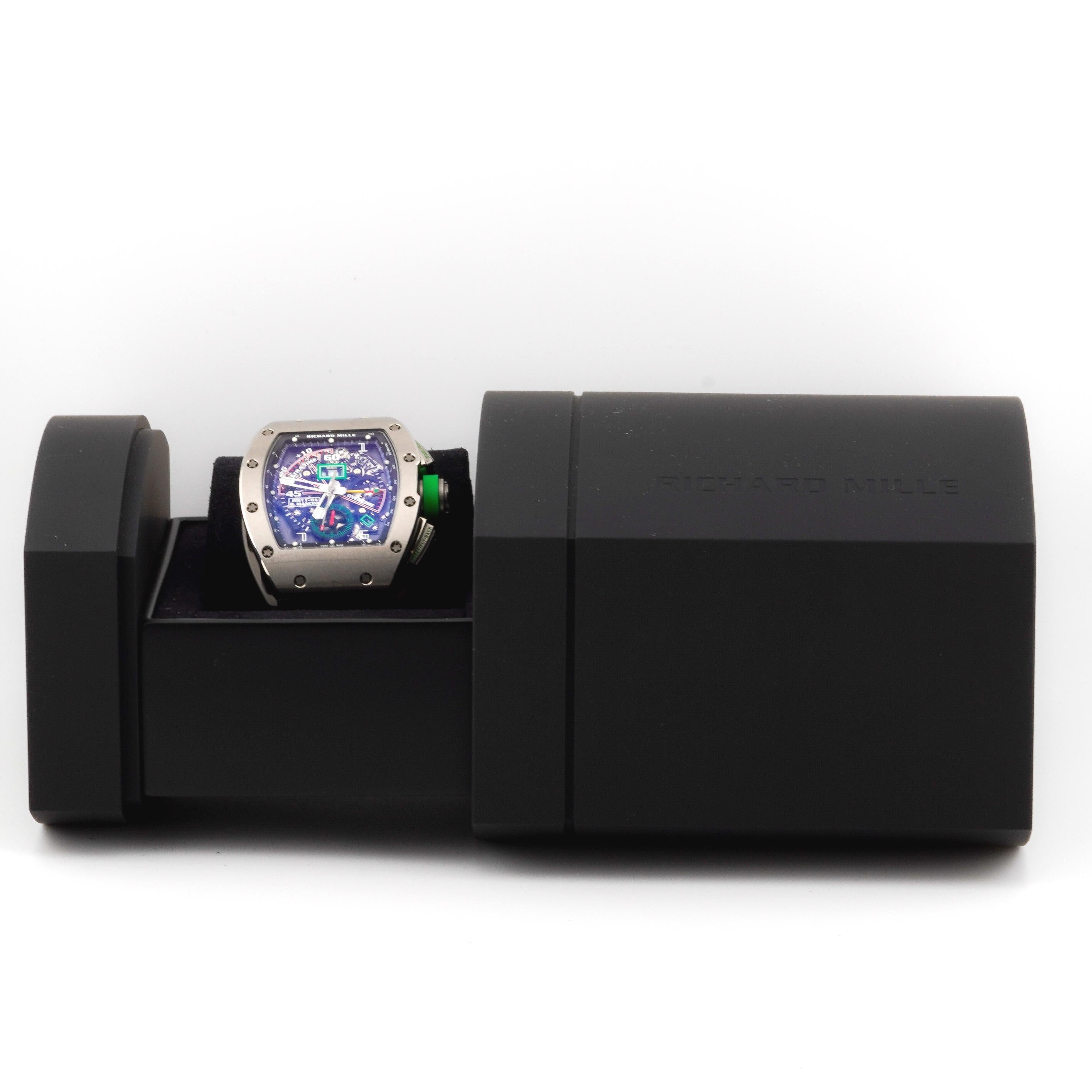 Richard Mille RM11-01 Roberto Mancini Flyback Chronograph Titanium Wrist Watch