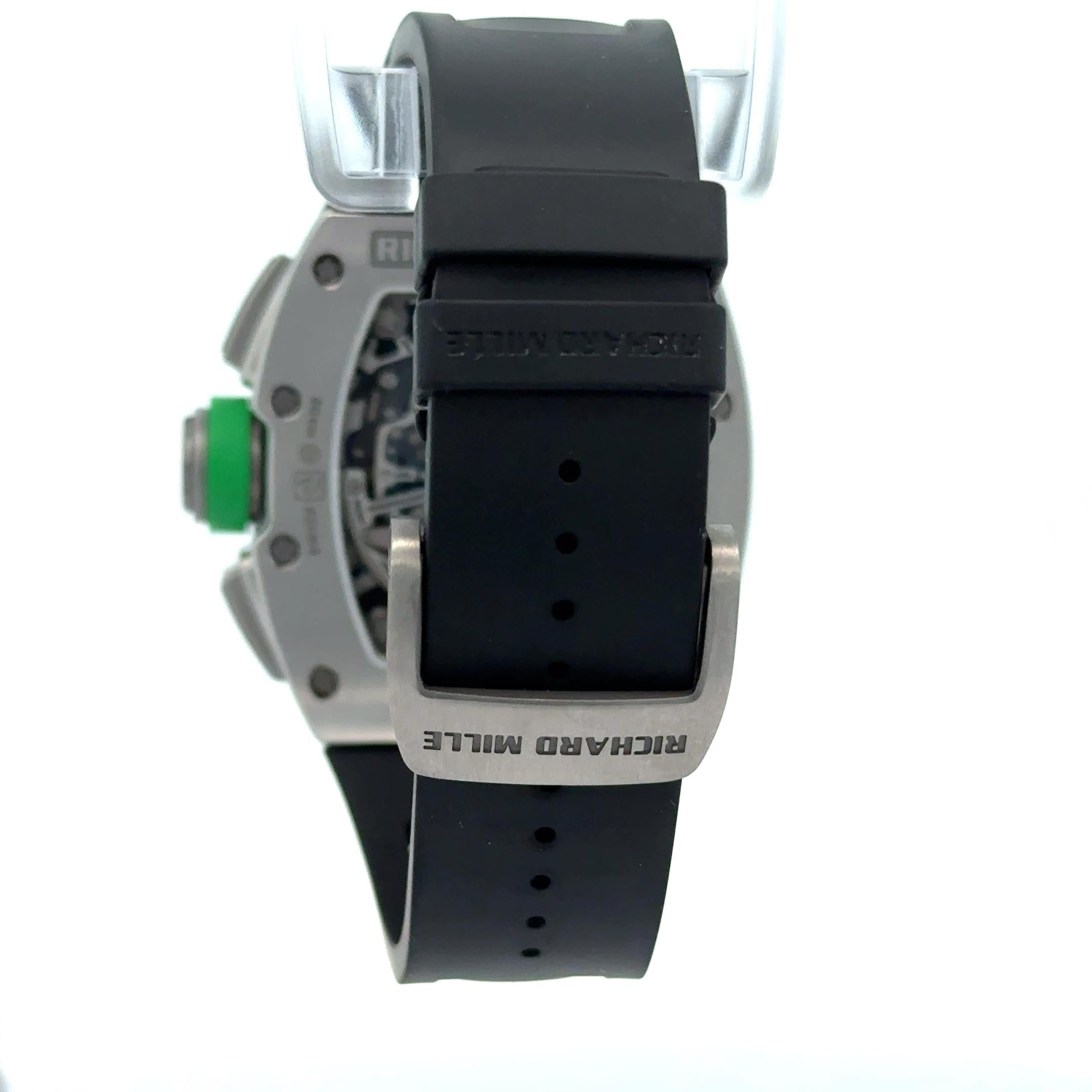 Richard Mille RM11-01 Roberto Mancini Flyback Chronograph Titanium Wrist Watch