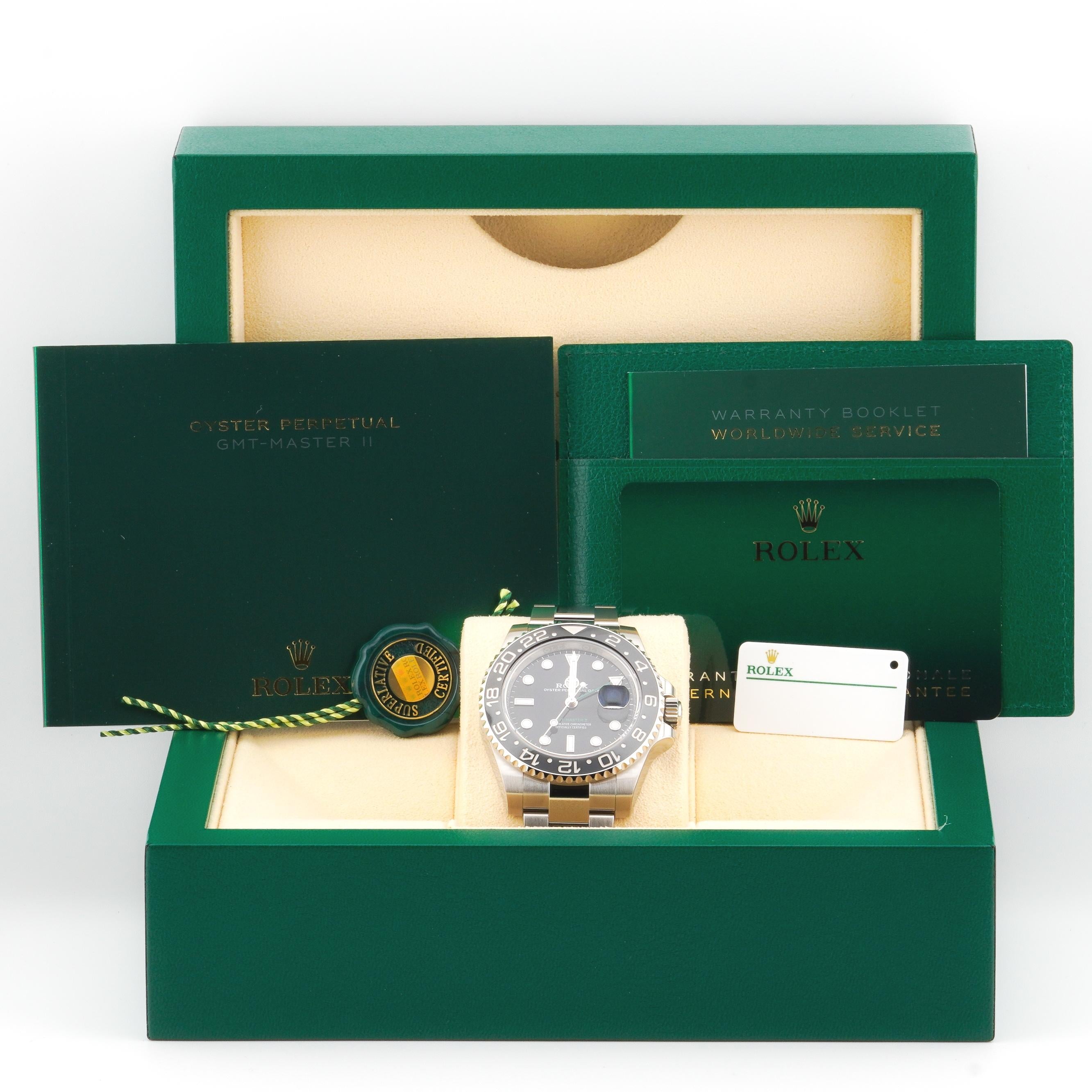 Rolex 2024 GMT-Master II 126710GRNR Stainless Wrist Watch w/ Box and Papers