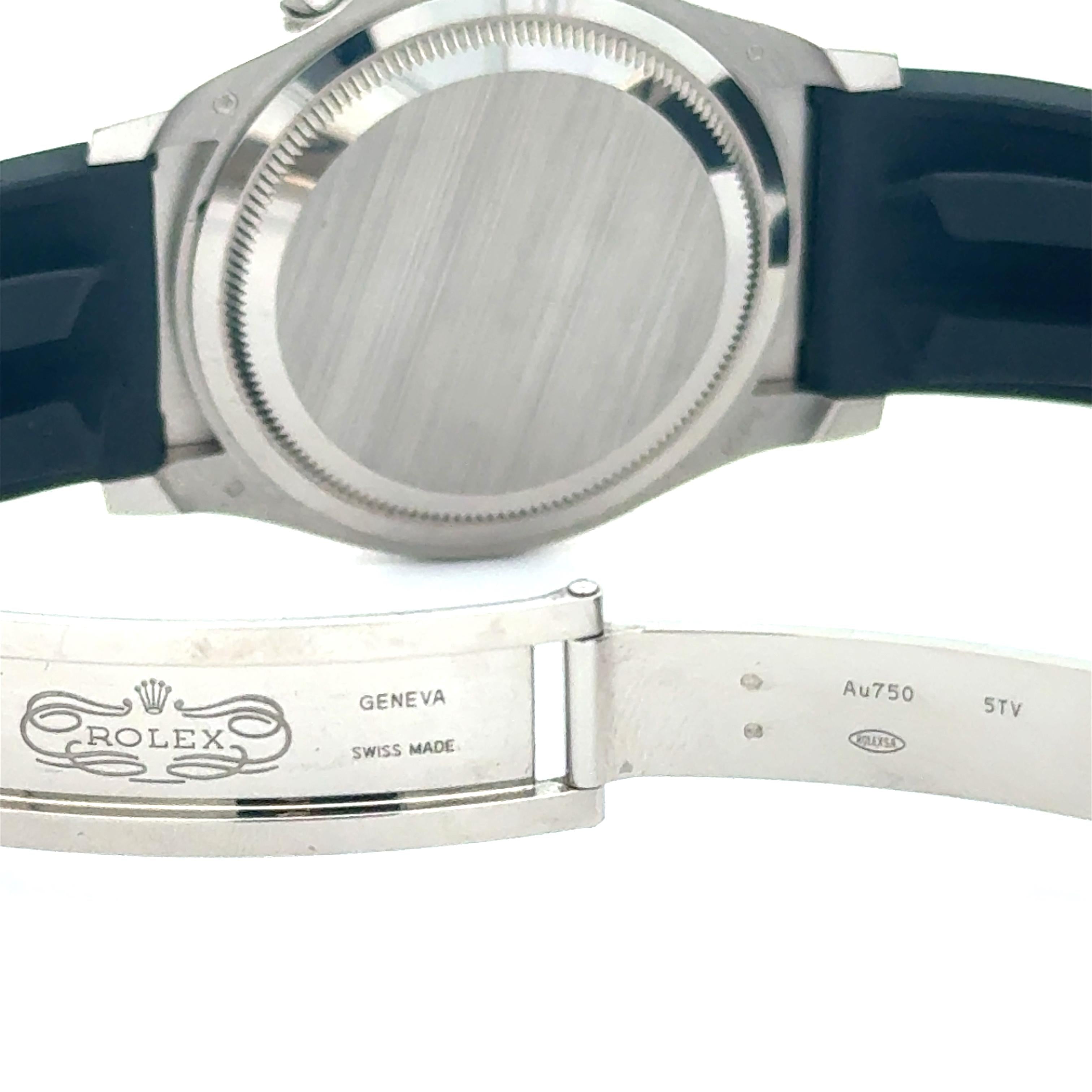 Rolex 2024 Daytona 126519LN White Gold 40mm Oysterflex Watch w/ Box and Papers