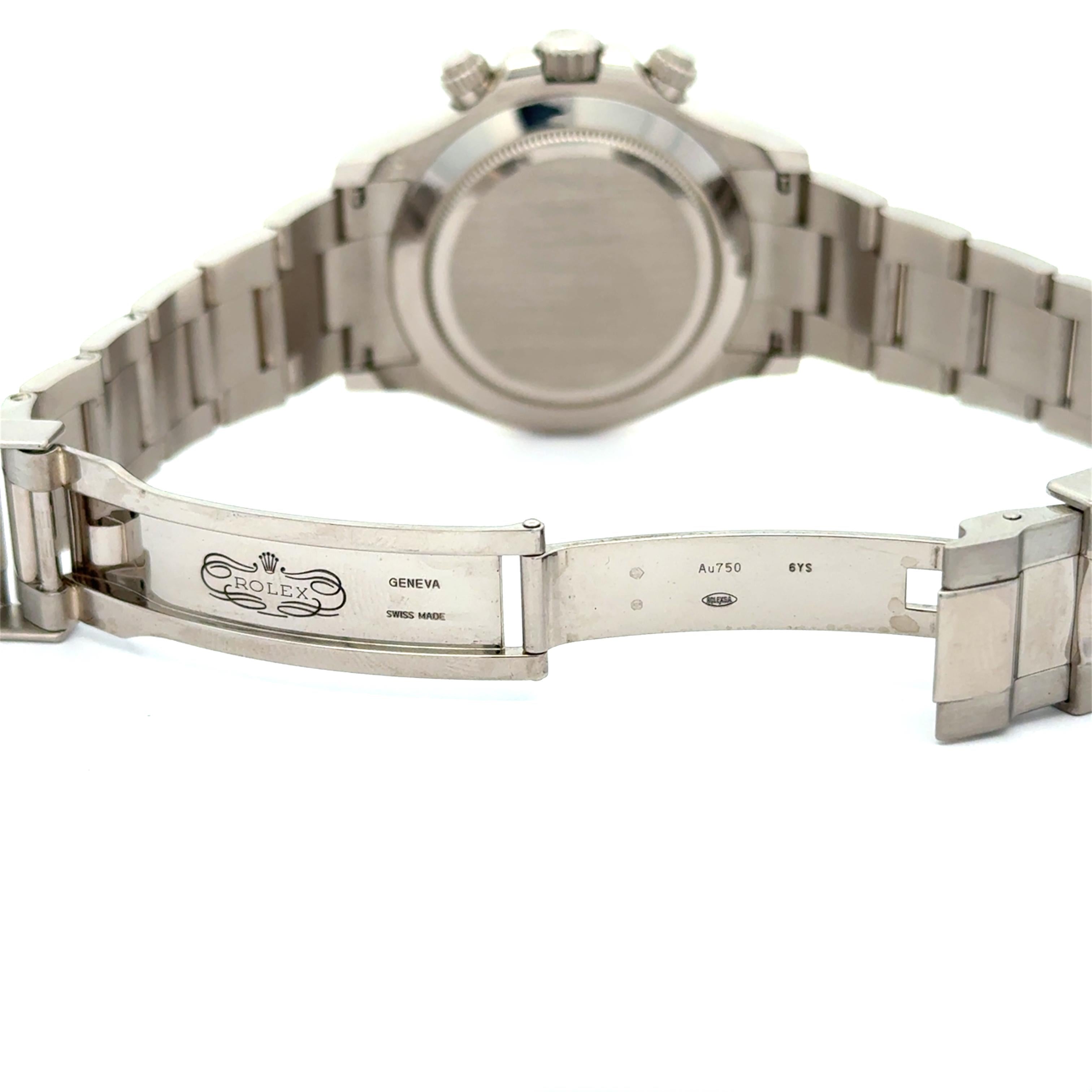 Rolex 2020 Daytona 116509 White Gold Blue Dial 40mm Watch w/ Box and Papers