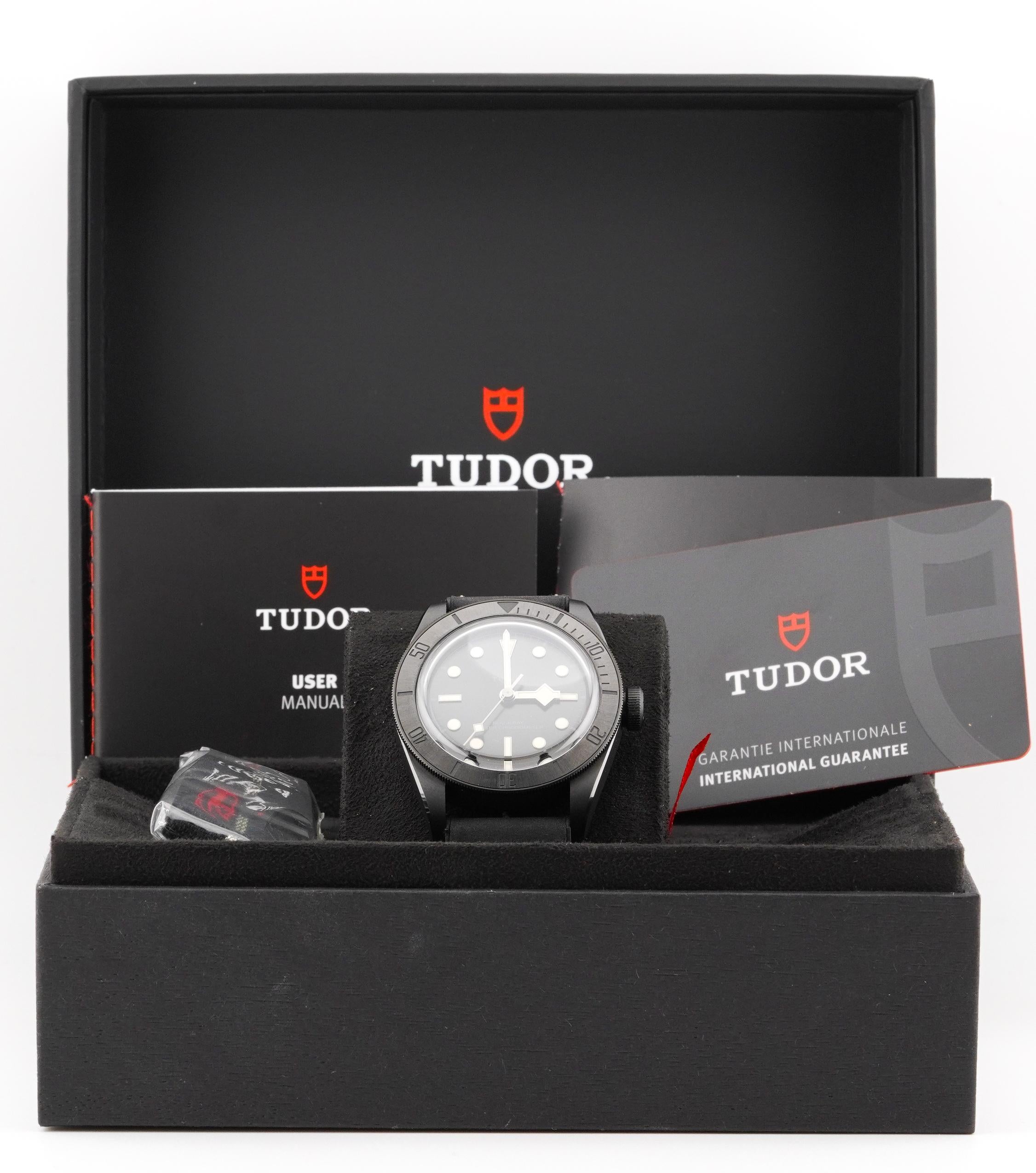 Tudor 2025 Black Bay 79210CNU Black Ceramic 41mm Watch w/ FULL SET