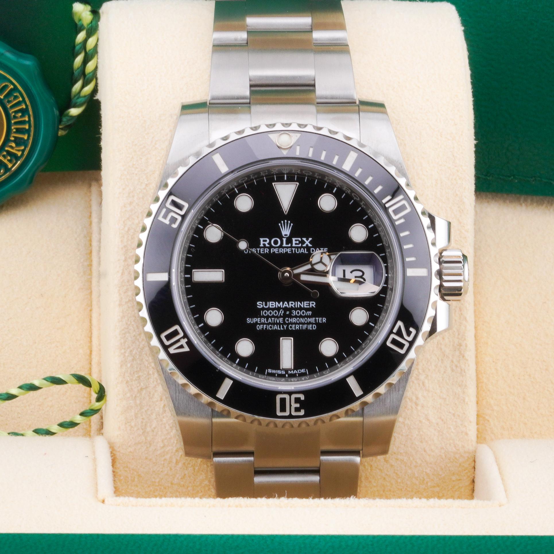 Rolex 2019 Submariner 116610LN Stainless Steel Watch w/ Box and Papers