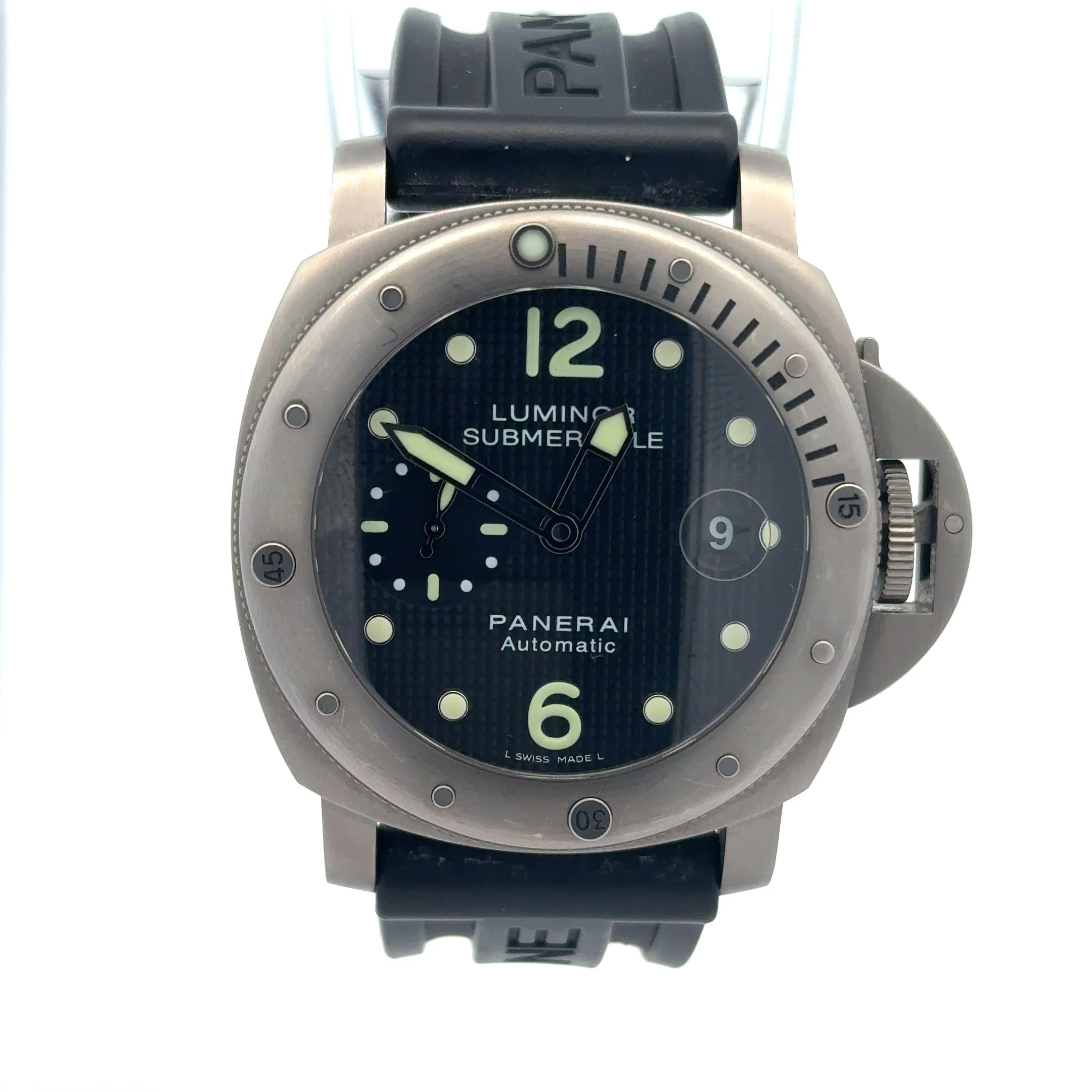 Panerai Luminor Submersible OP6689 44mm Titanium Wrist Watch