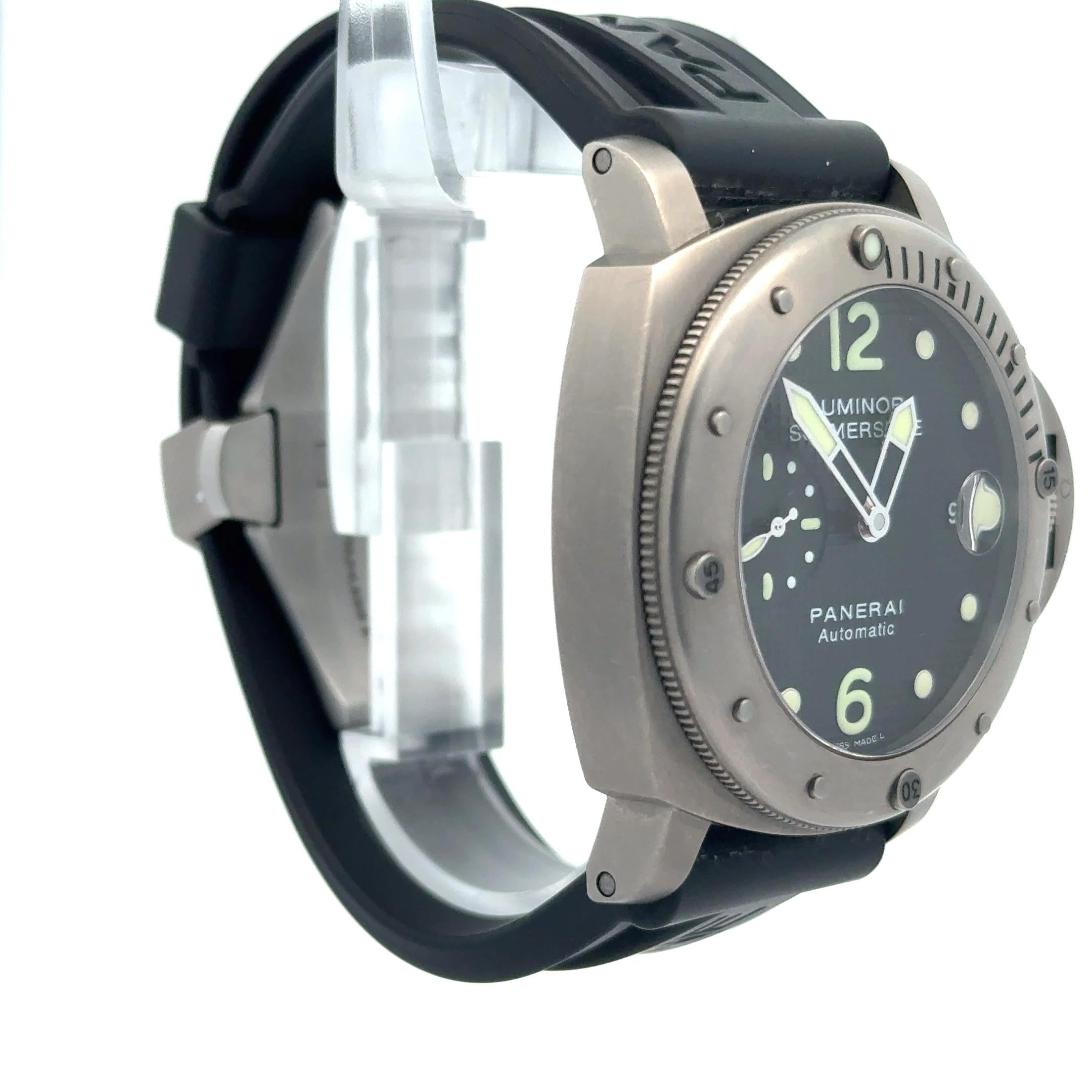Panerai Luminor Submersible OP6689 44mm Titanium Wrist Watch