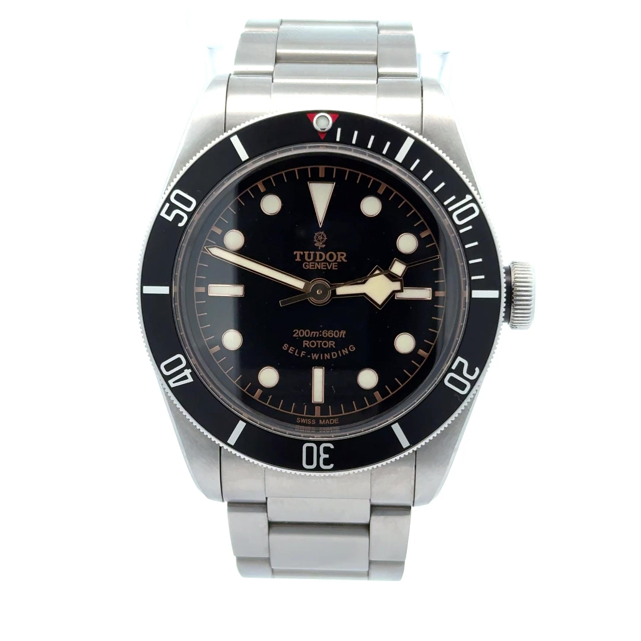 Tudor Black Bay 2016 79220N Stainless Steel 41mm Wrist Watch