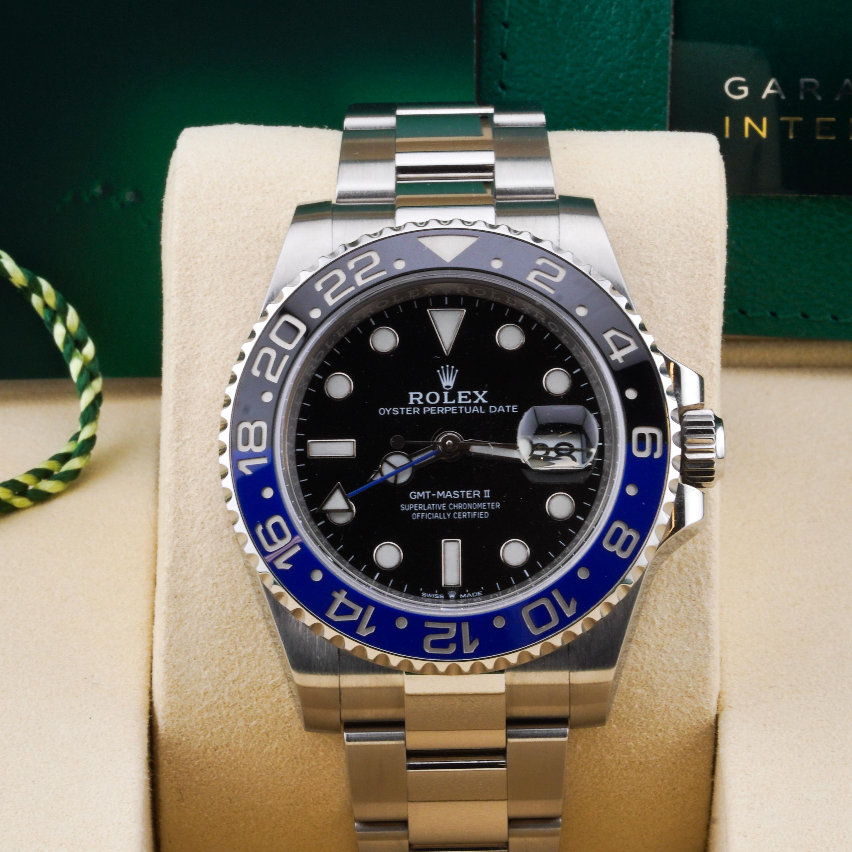 Rolex 2025 GMT-Master II 126710BLNR 40mm Stainless Watch w/ Box and Papers