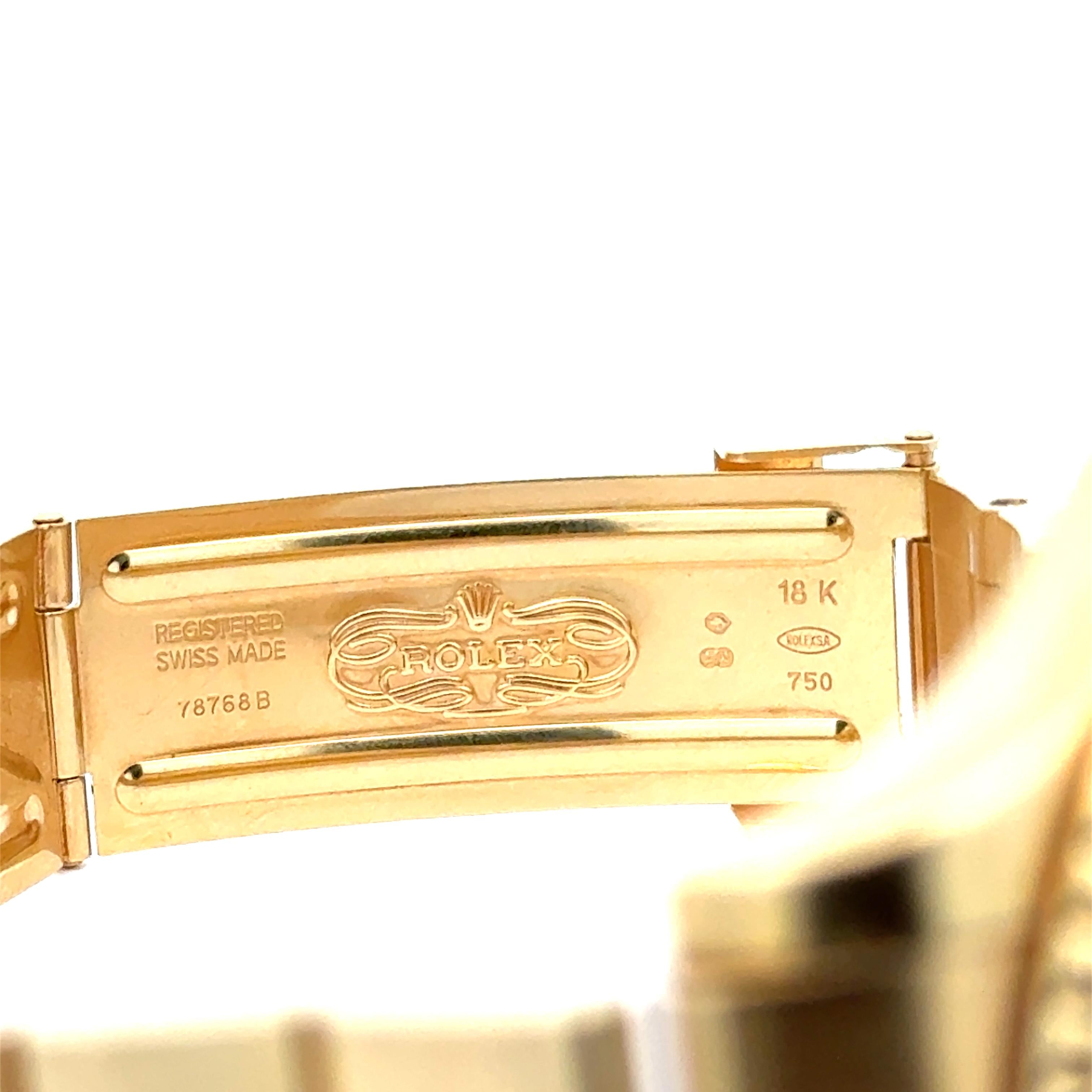 Rolex 2012 Yacht-Master 16628 Yellow Gold Champagne Dial Wrist Watch w/ Papers