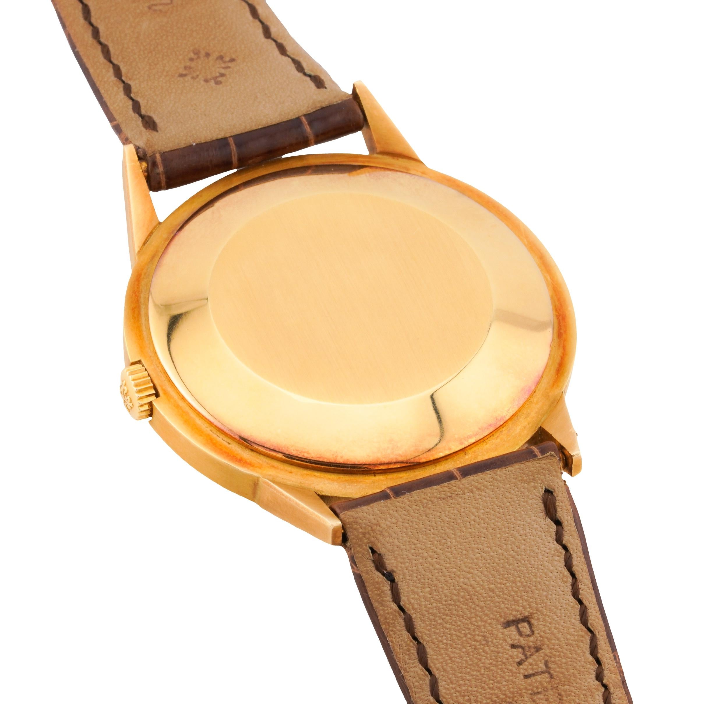 Patek Philippe Perpetual Calendar 3448J 18k Yellow Gold Watch w/ Original Box
