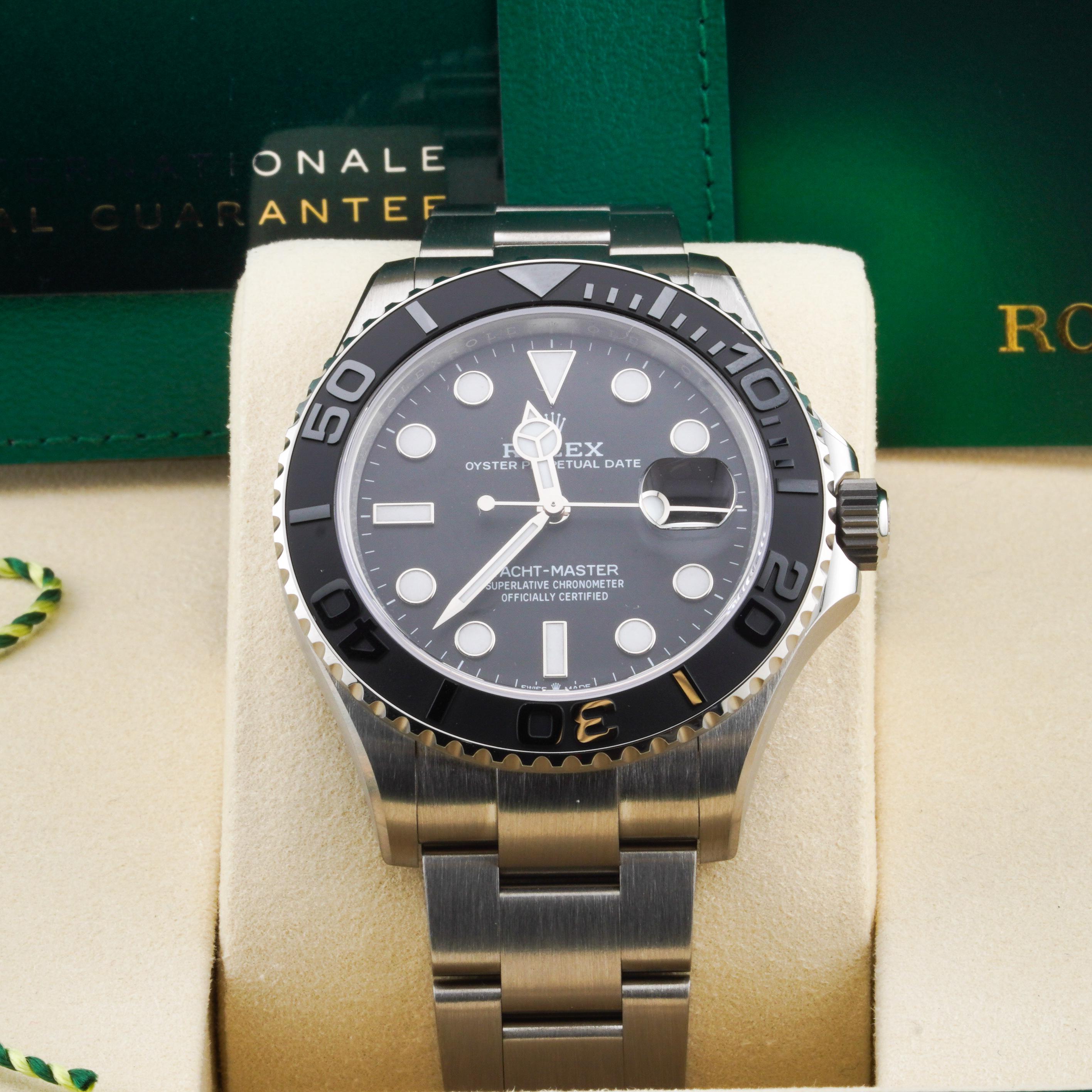 Rolex 2025 Yacht-Master 226627 Titanium 42mm Black Matte Bezel Watch w/ FULL SET