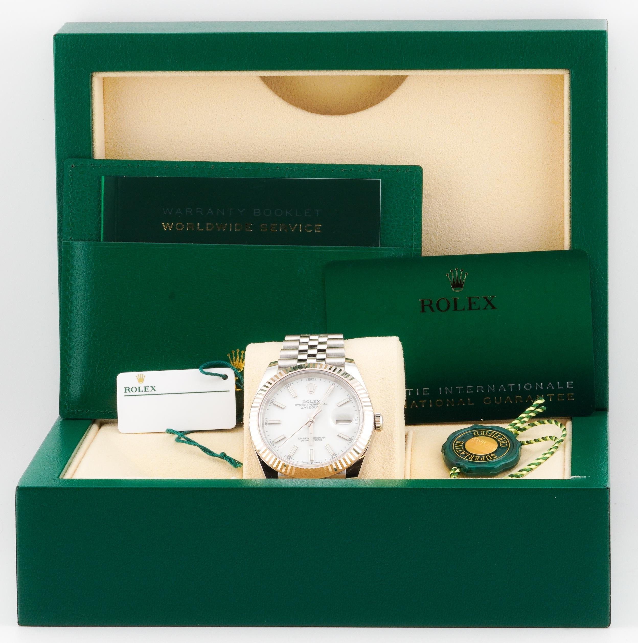 Rolex 2022 Datejust 126334 Stainless 41mm Jubilee Watch w/ Box and Papers