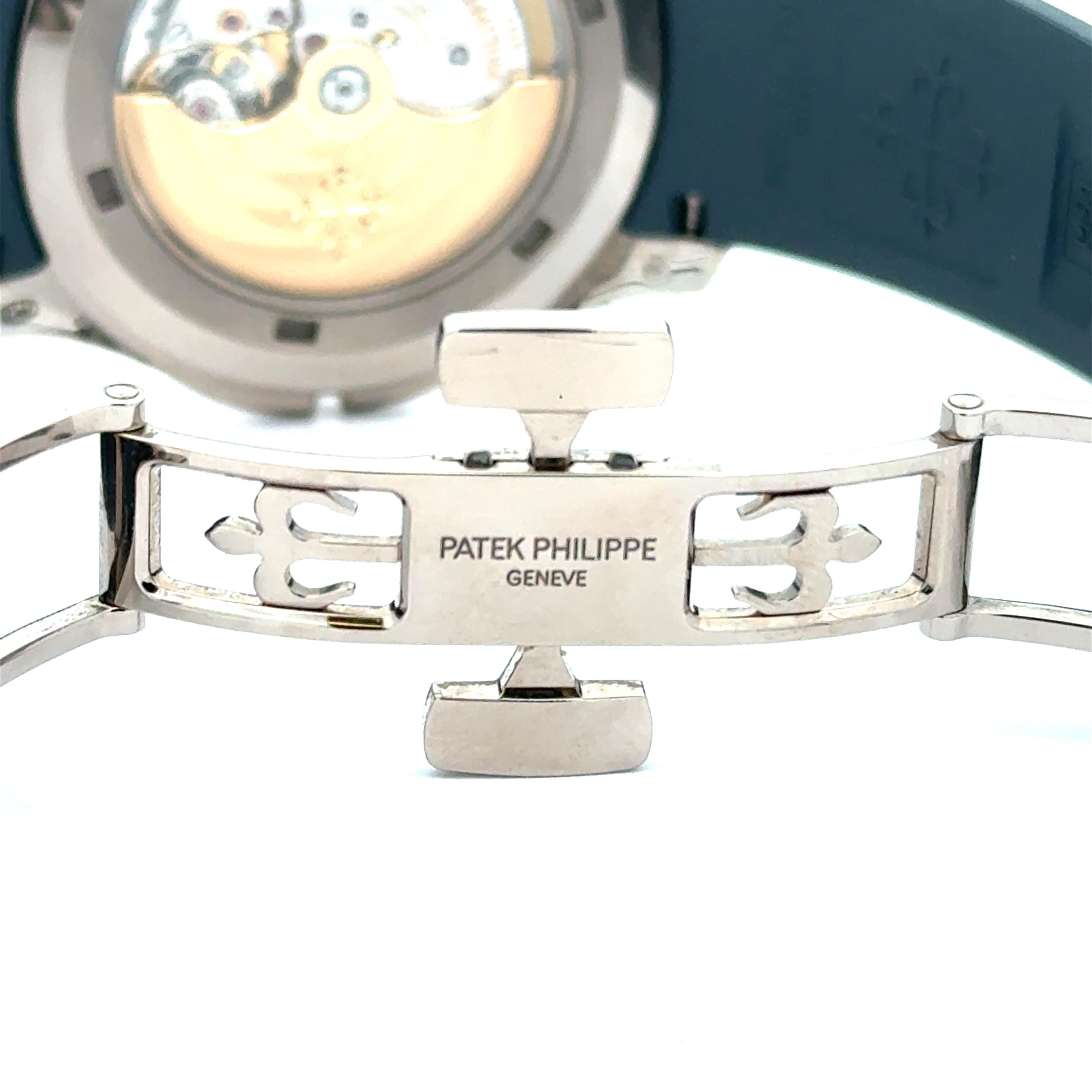 Patek Philippe 2024 Aquanaut 5164G-001 Travel Time 18k Watch w/ Box and Papers